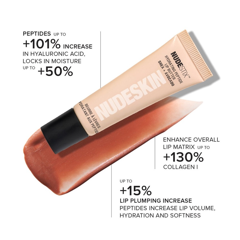 NUDESTIX Hydrating Peptide Lip Butter Dolce Nude